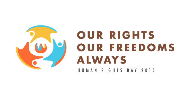Our Rights Our Freedoms Always Human Rights Day 2015 logo